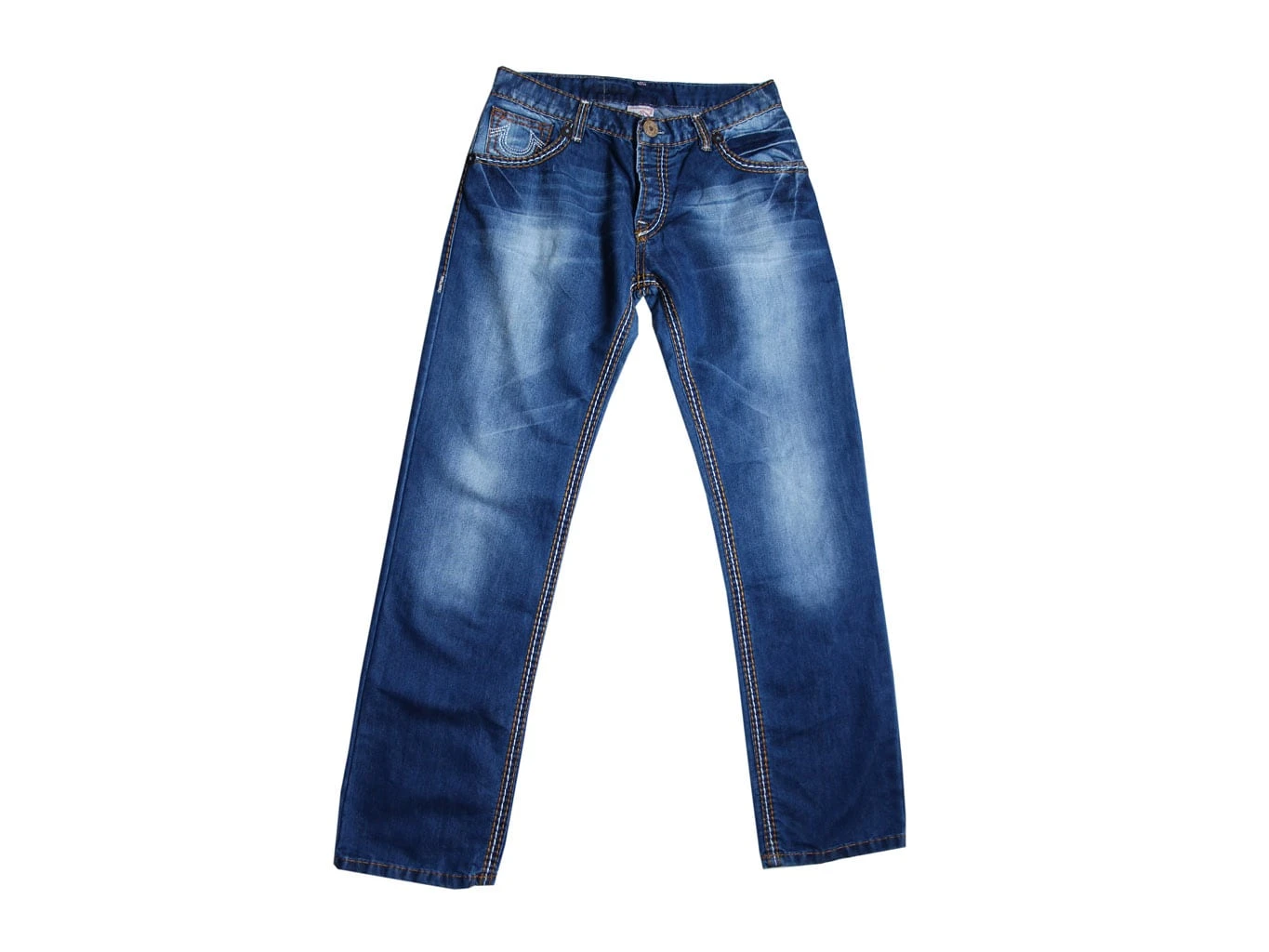 Джинсы синие мужские W34 L36 - Б У - TRUE RELIGION, цена 3499